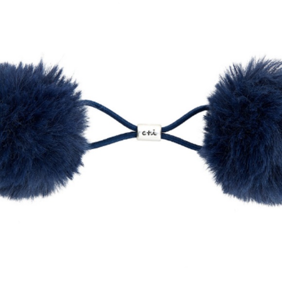 Set of 3 Fuzzy Ponytail Holders - Picture 4 of 4